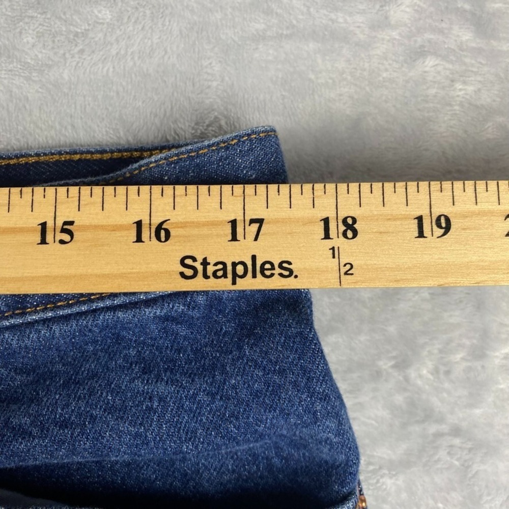 Vintage Levis 517 Jeans Mens 36x30 Blue Y2K Boot Cut Western Cowboy Dark Denim - Picture 10 of 14